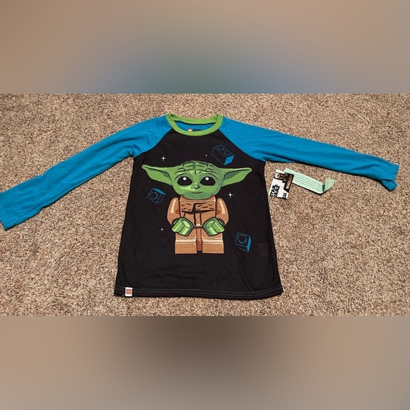 LEGO Star Wars Baby Yoda pajama Shirt - Picture 1 of 1